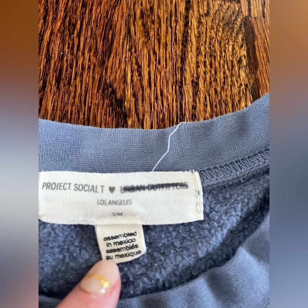 Urban Outfitters Project Social T Miami Cropped Sweatshirt S/M - Picture 4 of 5